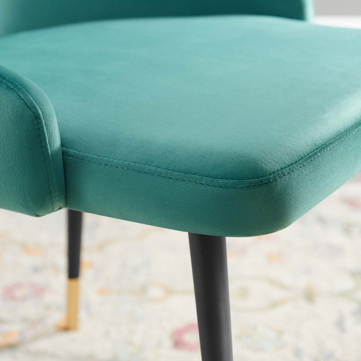 Adorn Tufted Performance Velvet Dining Side Chair - Glam Deco & Stain-Resistant