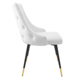 Adorn Tufted Performance Velvet Dining Side Chair - Glam Deco & Stain-Resistant
