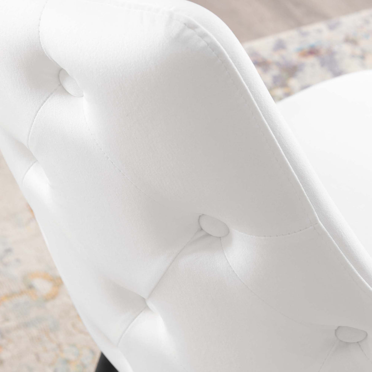 Adorn Tufted Performance Velvet Dining Side Chair - Glam Deco & Stain-Resistant
