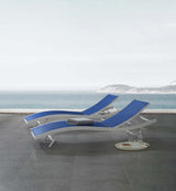 Glimpse Outdoor Patio Mesh Chaise Lounge Set of 2