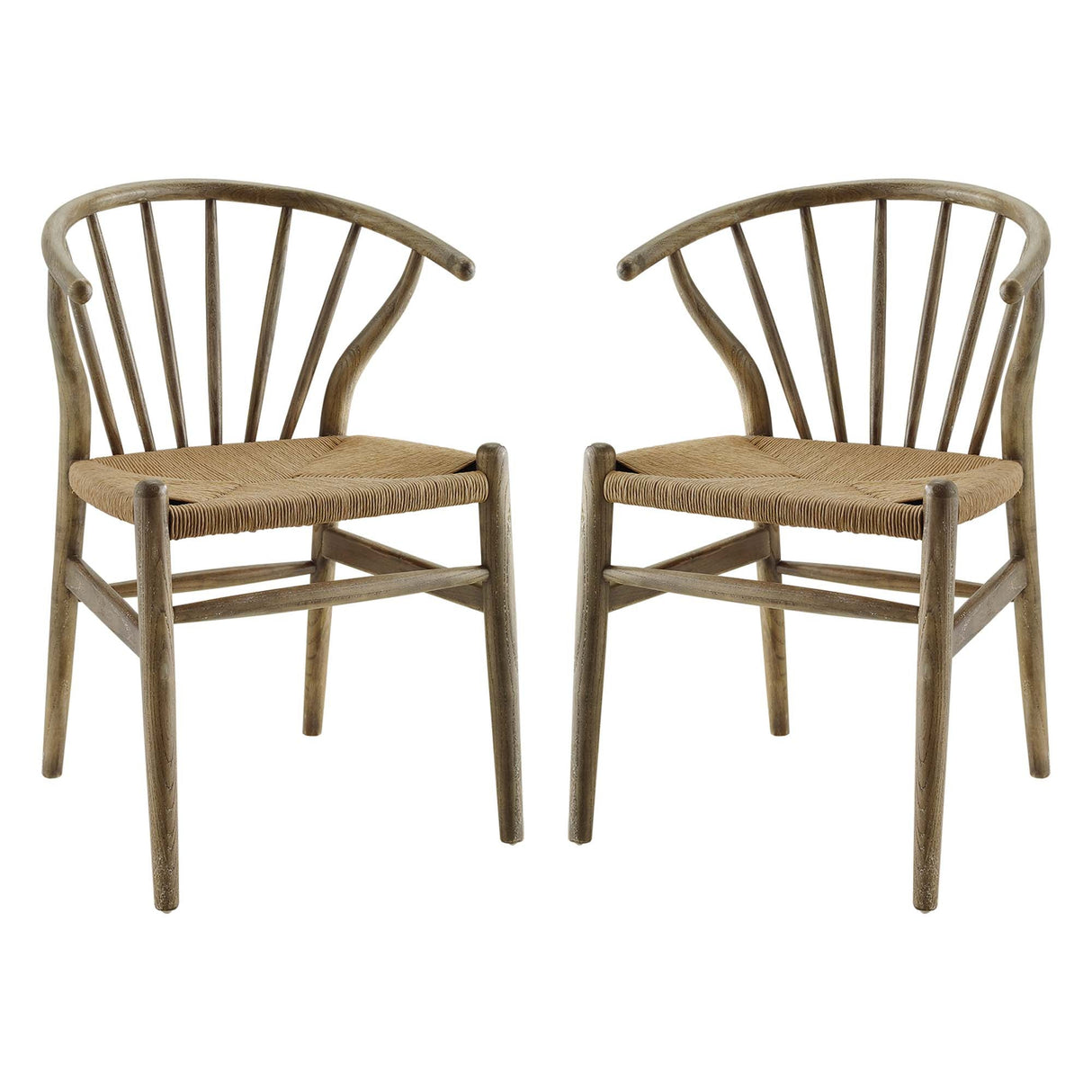 Flourish Spindle Wood Dining Side Chair Set of 2