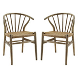 Flourish Spindle Wood Dining Side Chair Set of 2