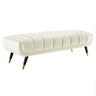 Adept 60" Performance Velvet Bench – view 10