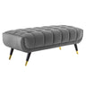 Adept 47.5" Performance Velvet Bench – view 2