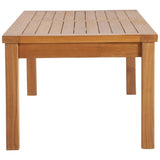 Upland Outdoor Patio Teak Wood 4-Piece Furniture Set
