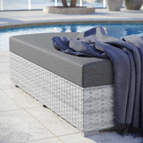 Convene Outdoor Patio Rectangular Ottoman