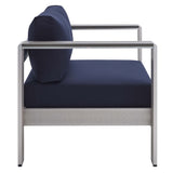 Shore Sunbrella® Fabric Outdoor Patio Aluminum 4 Piece Set