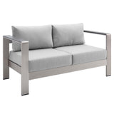 Shore Sunbrella® Fabric Outdoor Patio Aluminum 7 Piece Set
