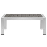 Shore Sunbrella® Fabric Outdoor Patio Aluminum 7 Piece Set