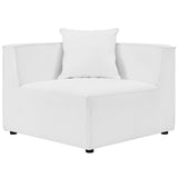 Saybrook Outdoor Patio Upholstered 4-Piece Sectional Sofa