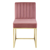 Carriage Performance Velvet Dining Chair Set of 2
