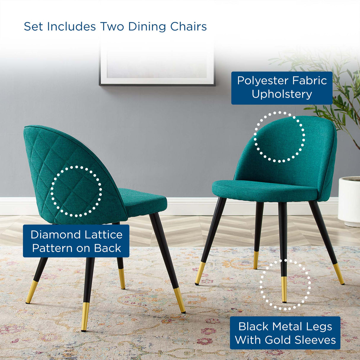 Cordial Dining Chairs - Set of 2