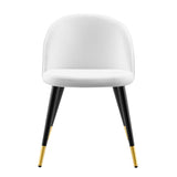 Cordial Performance Velvet Dining Chairs - Set of 2