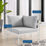 Harmony Sunbrella® Outdoor Patio Aluminum Corner Chair