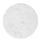 Verne 28" Artificial Marble Dining Table