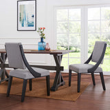 Cambridge Upholstered Fabric Dining Chairs - Set of 2