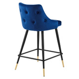 Adorn Performance Velvet Counter Stool Set of 2