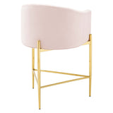 Savour Tufted Performance Velvet Counter Stool Set of 2