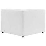 Mingle Vegan Leather Corner Chair