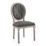 Arise Vintage French Upholstered Fabric Dining Side Chair – view 10