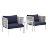 Harmony 3-Piece Sunbrella® Basket Weave Outdoor Patio Aluminum – view 12