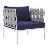 Harmony 3-Piece  Sunbrella® Outdoor Patio Aluminum Seating Set