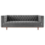 Elation Tufted Performance Velvet Sofa