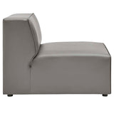 Mingle Vegan Leather 3-Piece Sectional Sofa