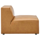 Mingle Vegan Leather 4-Piece Sectional Sofa