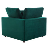 Commix Down Filled Overstuffed Performance Velvet Loveseat