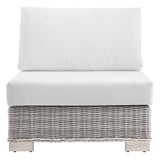 Conway Outdoor Patio Wicker Rattan Armless Chair