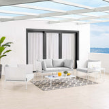 Harmony 5-Piece  Sunbrella® Outdoor Patio Aluminum Furniture Set