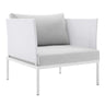 Harmony Sunbrella Outdoor Patio Aluminum Armchair – view 2