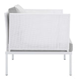 Harmony Sunbrella Outdoor Patio Aluminum Armchair (Modern Minimalist & Weather-Resistant Seating)