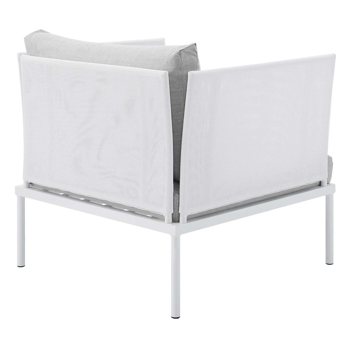 Harmony Sunbrella Outdoor Patio Aluminum Armchair (Modern Minimalist & Weather-Resistant Seating)