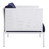 Harmony Sunbrella Outdoor Patio Aluminum Armchair (Modern Minimalist & Weather-Resistant Seating)