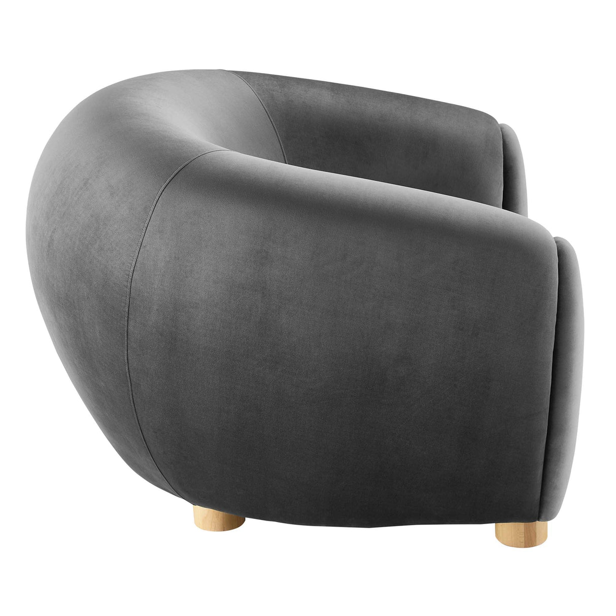 Abundant Performance Velvet Accent Armchair - Glam Deco & Stain-Resistant Lounging