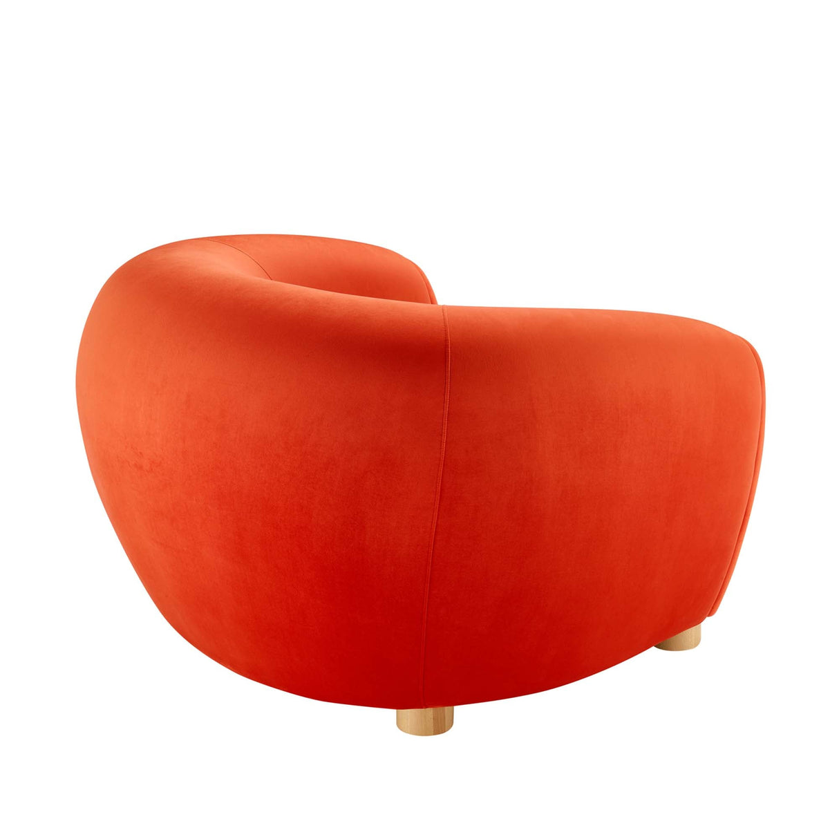 Abundant Performance Velvet Accent Armchair - Glam Deco & Stain-Resistant Lounging