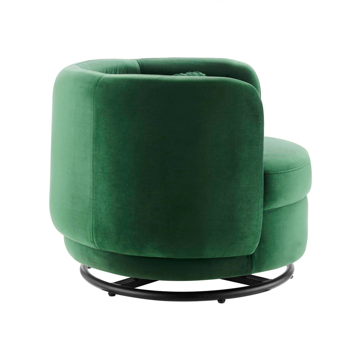 Relish Performance Velvet Swivel Chair - Glam Deco & 360-Degree Swivel