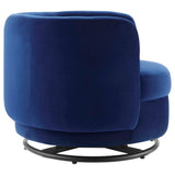 Relish Performance Velvet Swivel Chair - Glam Deco & 360-Degree Swivel