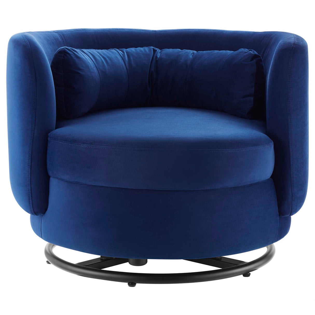 Relish Performance Velvet Swivel Chair - Glam Deco & 360-Degree Swivel