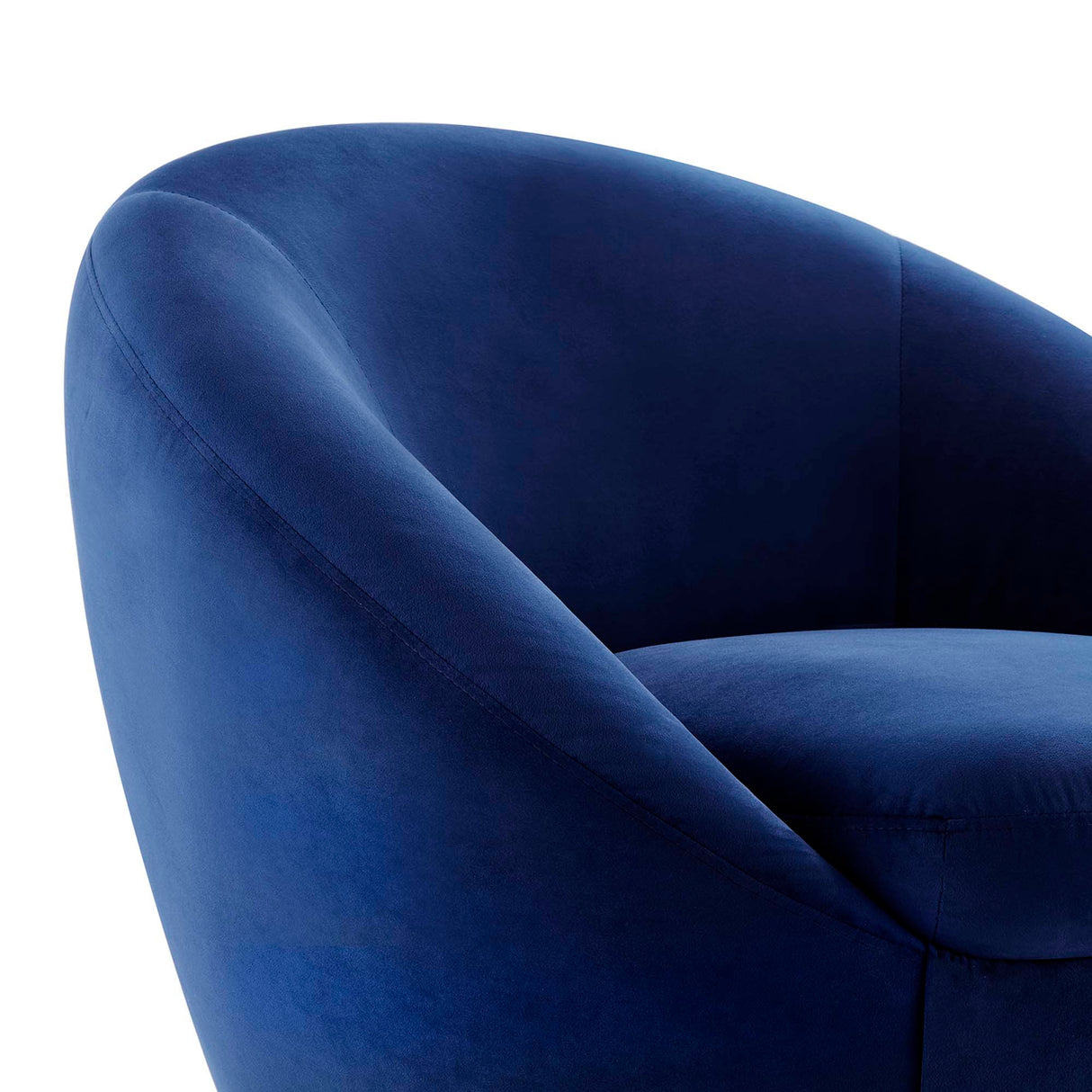 Buttercup Performance Velvet Swivel Chair - Modern Glam & Stain-Resistant