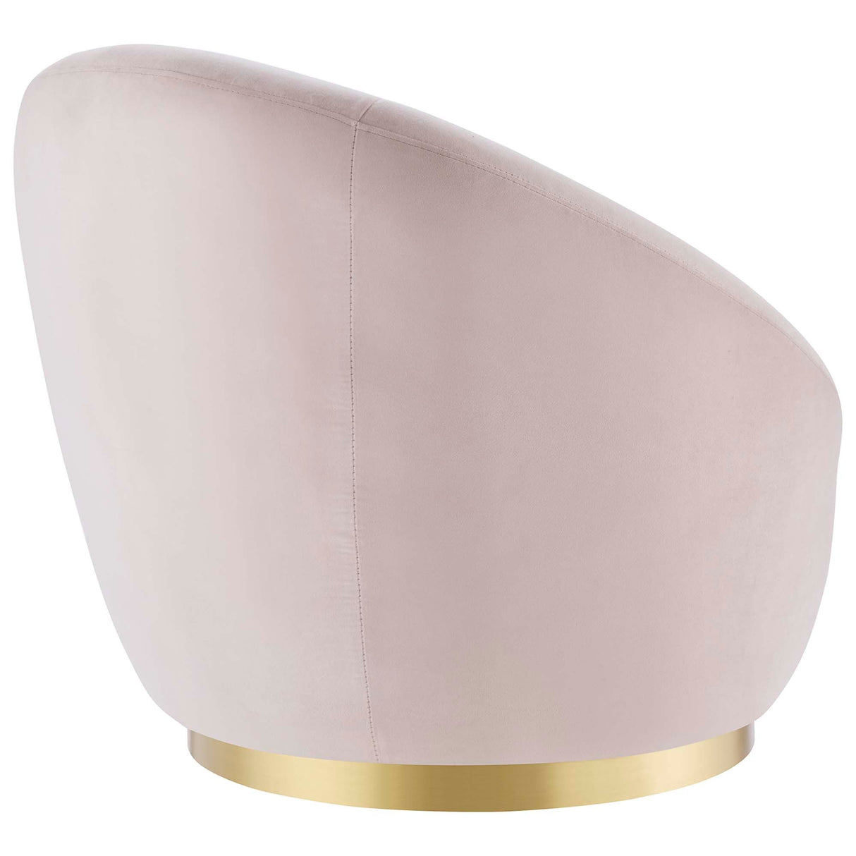 Buttercup Performance Velvet Swivel Chair - Modern Glam & Stain-Resistant