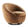 Buttercup Performance Velvet Swivel Chair - Modern Glam & Stain-Resistant