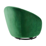 Buttercup Performance Velvet Swivel Chair - Modern Glam & Stain-Resistant