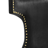 Curve Performance Velvet Dining Chairs - Set of 2 - Mid-Century Modern & Stain-Resistant