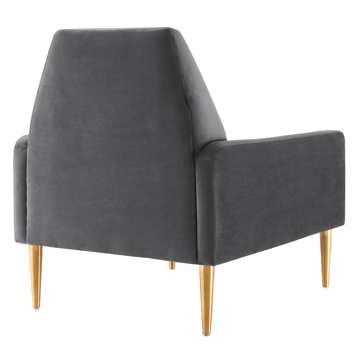 Liliana Performance Velvet Armchair - Mid-Century Modern & Stain-Resistant