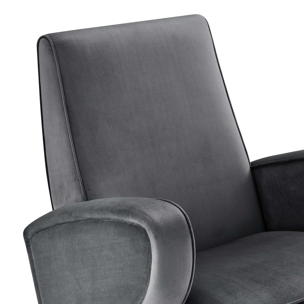 Superior Performance Velvet Swivel Chair - Mid-Century Modern & Stain-Resistant