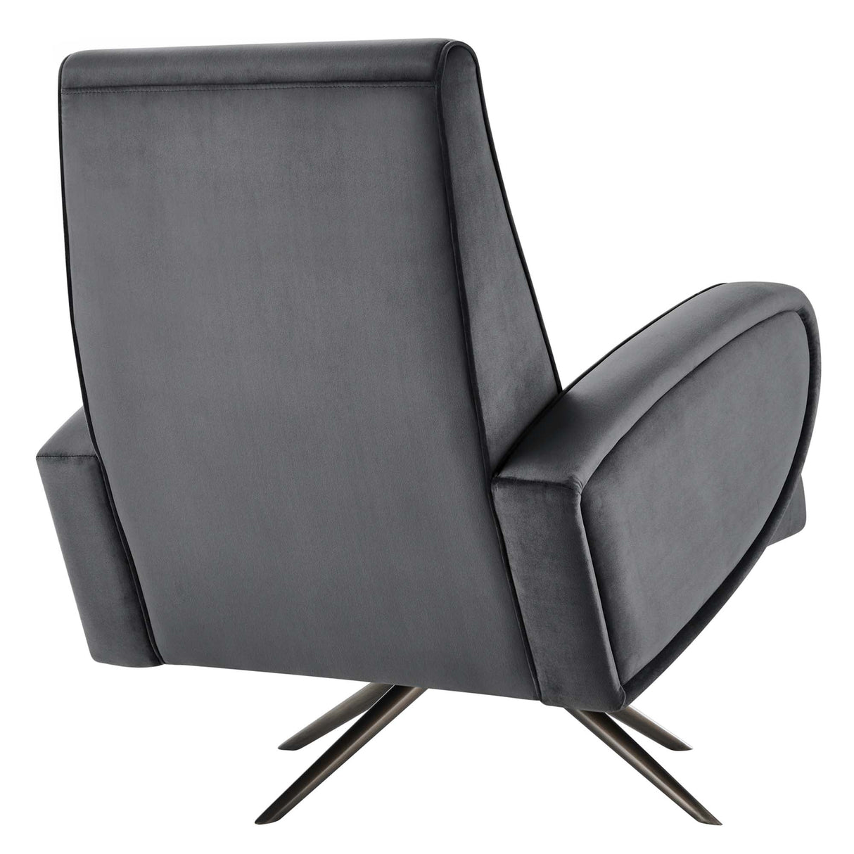 Superior Performance Velvet Swivel Chair - Mid-Century Modern & Stain-Resistant