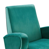 Superior Performance Velvet Swivel Chair - Mid-Century Modern & Stain-Resistant